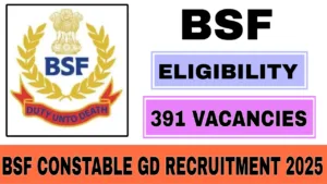 BSF Constable GD Recruitment 2025