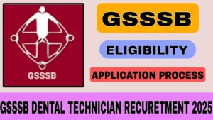 GSSSB recuretment 2025