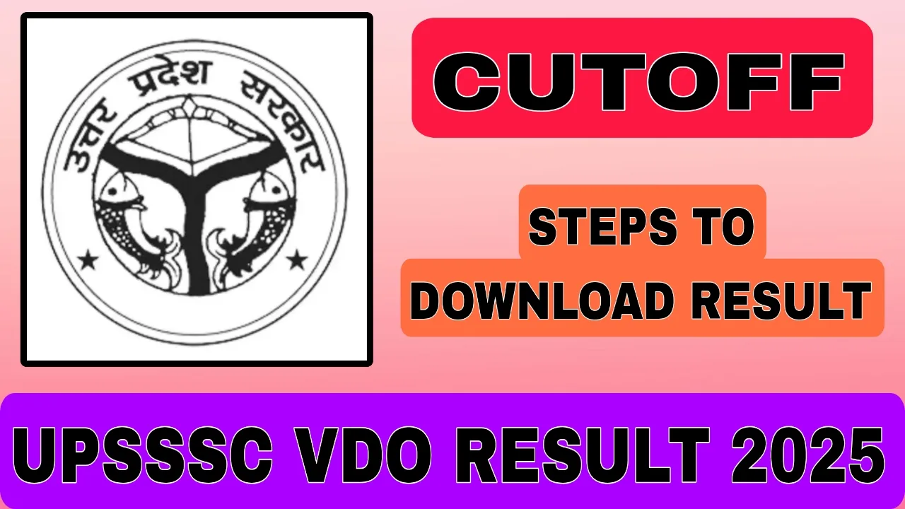 UPSSSC VDO Result 2025
