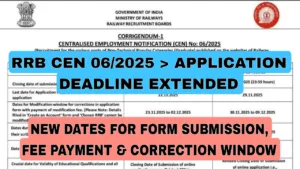 RRB CEN 06 of 2025