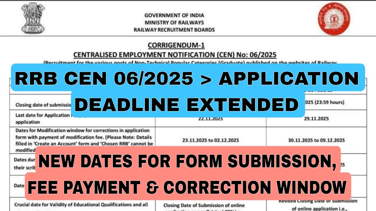 RRB CEN 06 of 2025